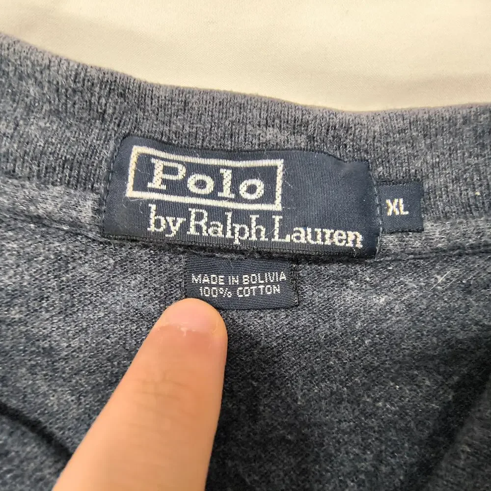 Polo by Ralph Lauren Casual Collared Polo Shirt Mens Size Extra Large XL Navy